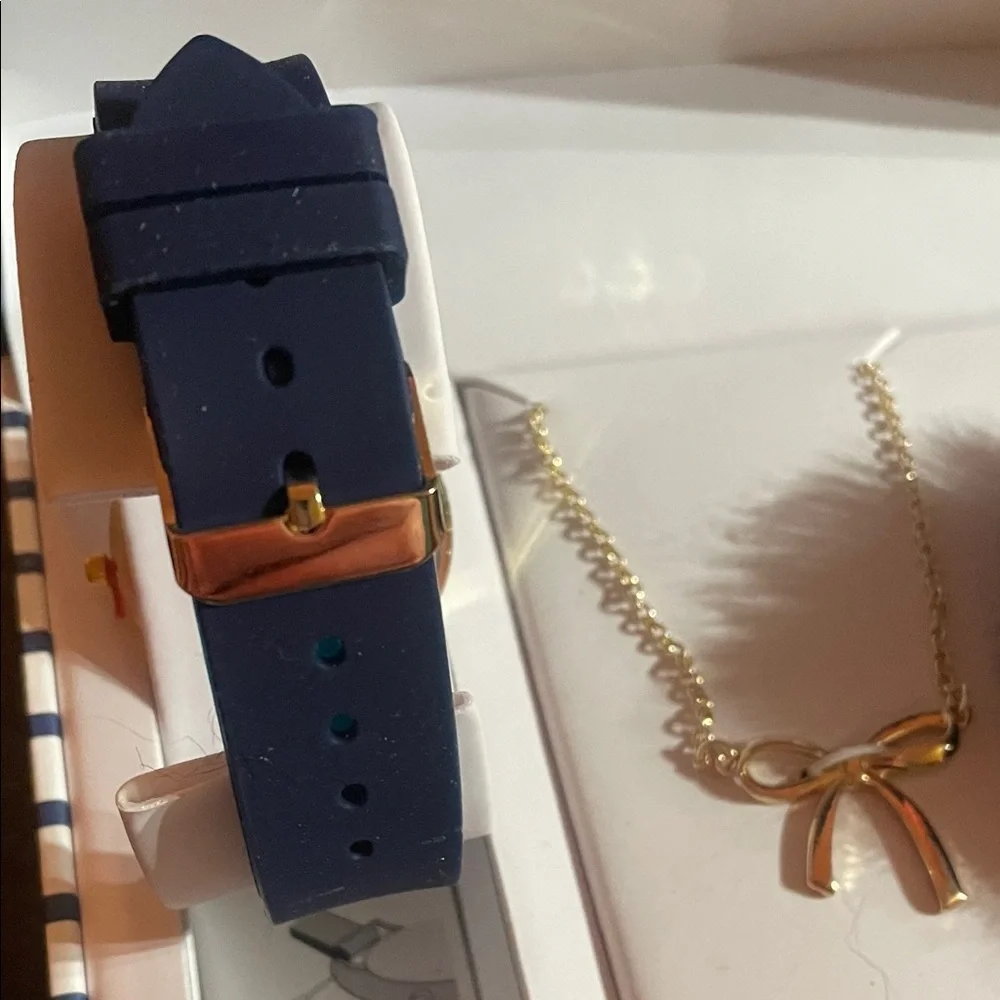 Sailor Jane - NWOT Navy Blue Watch and Necklace Set